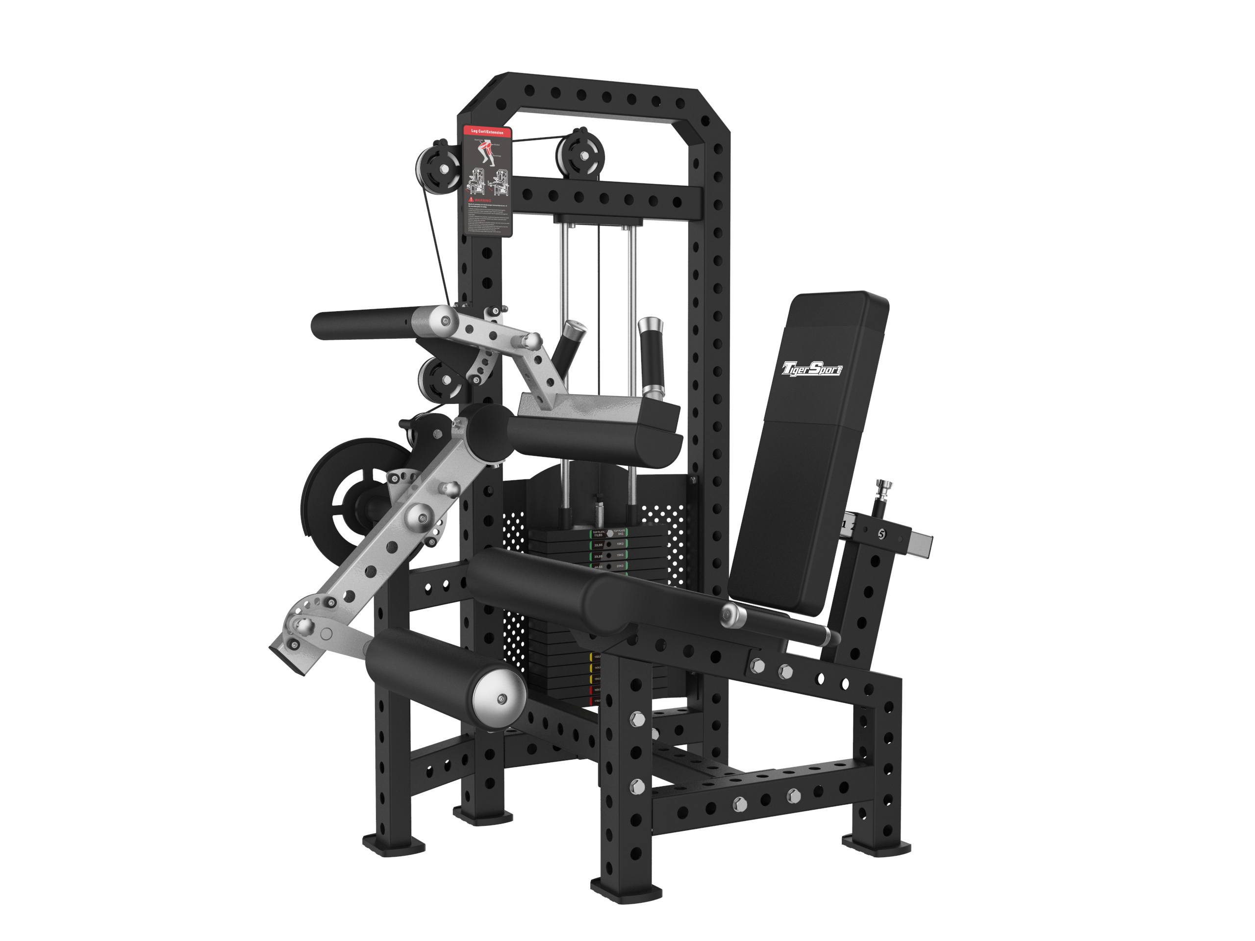 Máy tập đá đùi và móc đùi sau 2 trong 1 Tiger Sport TK-K112 6 Máy tập đá đùi và móc đùi sau 2 trong 1 Tiger Sport TK-K112 10