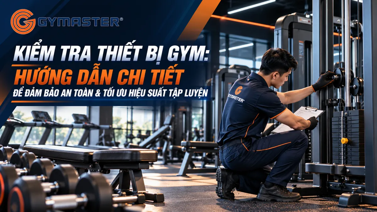 Phòng gym hiện đại với thiết bị tập luyện chất lượng cao, được bảo trì tốt, đảm bảo an toàn cho người tập.
