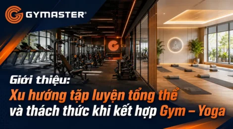 Không gian tập luyện hiện đại kết hợp phòng gym và yoga hài hòa, tối ưu hóa diện tích và mang lại trải nghiệm toàn diện cho người tập.