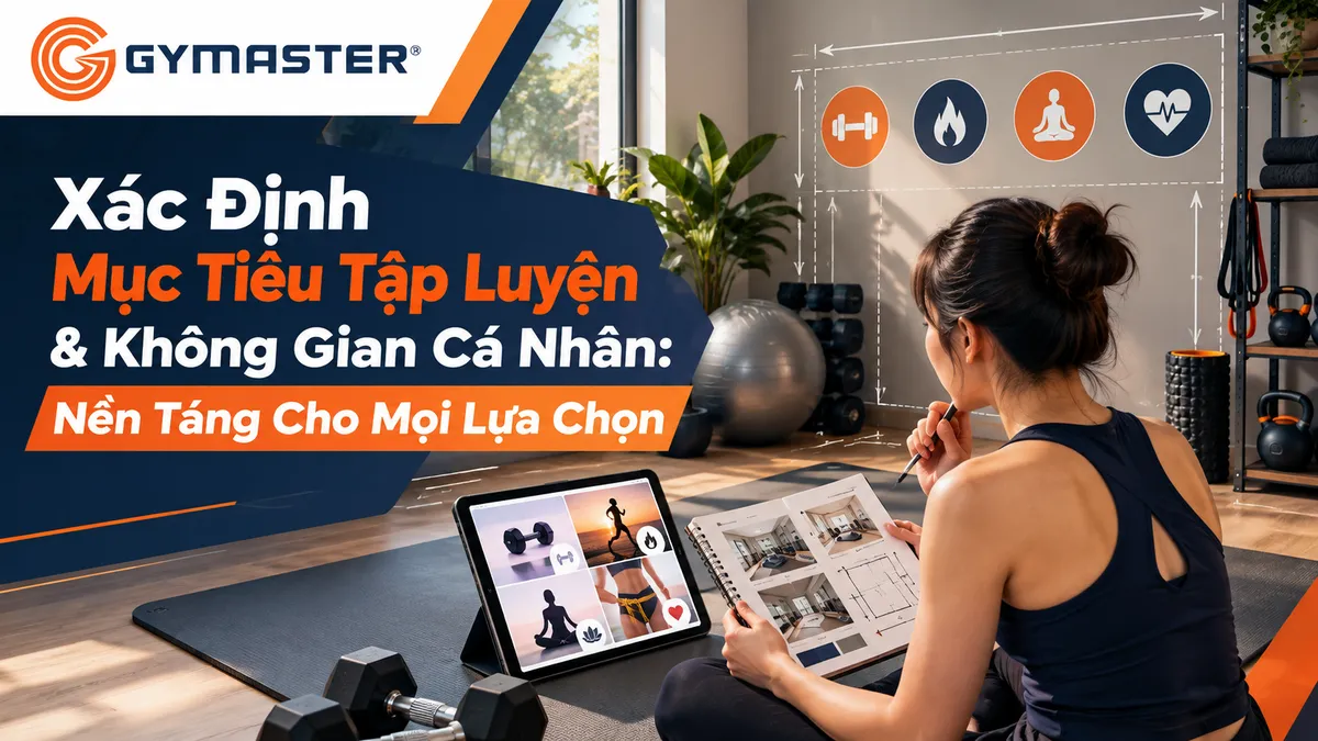 Thiết Bị Gym Cần Mua Đầu Tiên: Hướng Dẫn Chi Tiết Cho Người Mới Bắt Đầu Tại Nhà 2 Sơ đồ bố trí các thiết bị gym cơ bản trong một căn phòng nhỏ, minh họa cách tối ưu không gian, thiết bị gym đa năng
