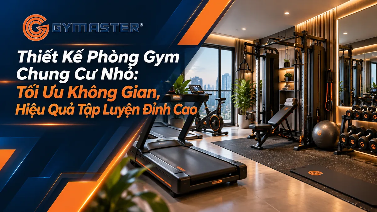 Thiết Kế Phòng Gym Chung Cư Nhỏ: Tối Ưu Không Gian, Hiệu Quả Tập Luyện Đỉnh Cao 1 Phòng gym chung cư nhỏ gọn, hiện đại trong căn hộ, thiết kế tối ưu không gian cho người bận rộn.