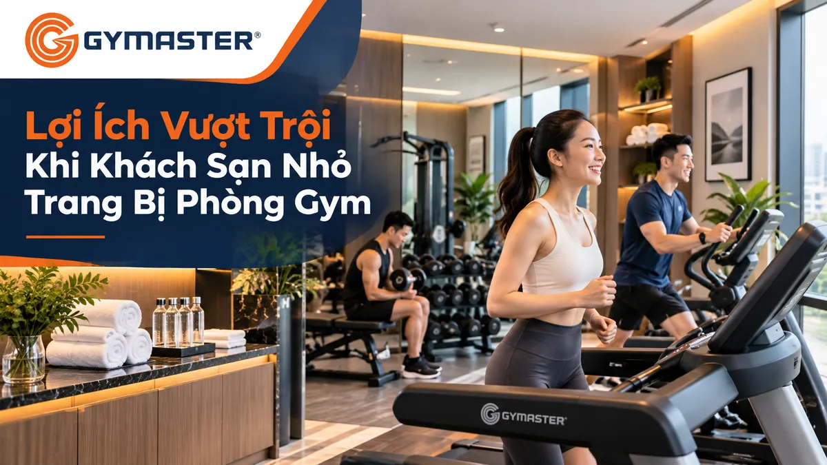Phòng Gym Khách Sạn Nhỏ: Nâng Tầm Giá Trị & Thu Hút Khách Hàng Hiện Đại 3 Khách hàng tươi cười hài lòng sau buổi tập luyện hiệu quả tại phòng gym khách sạn, thể hiện trải nghiệm dịch vụ tích cực.