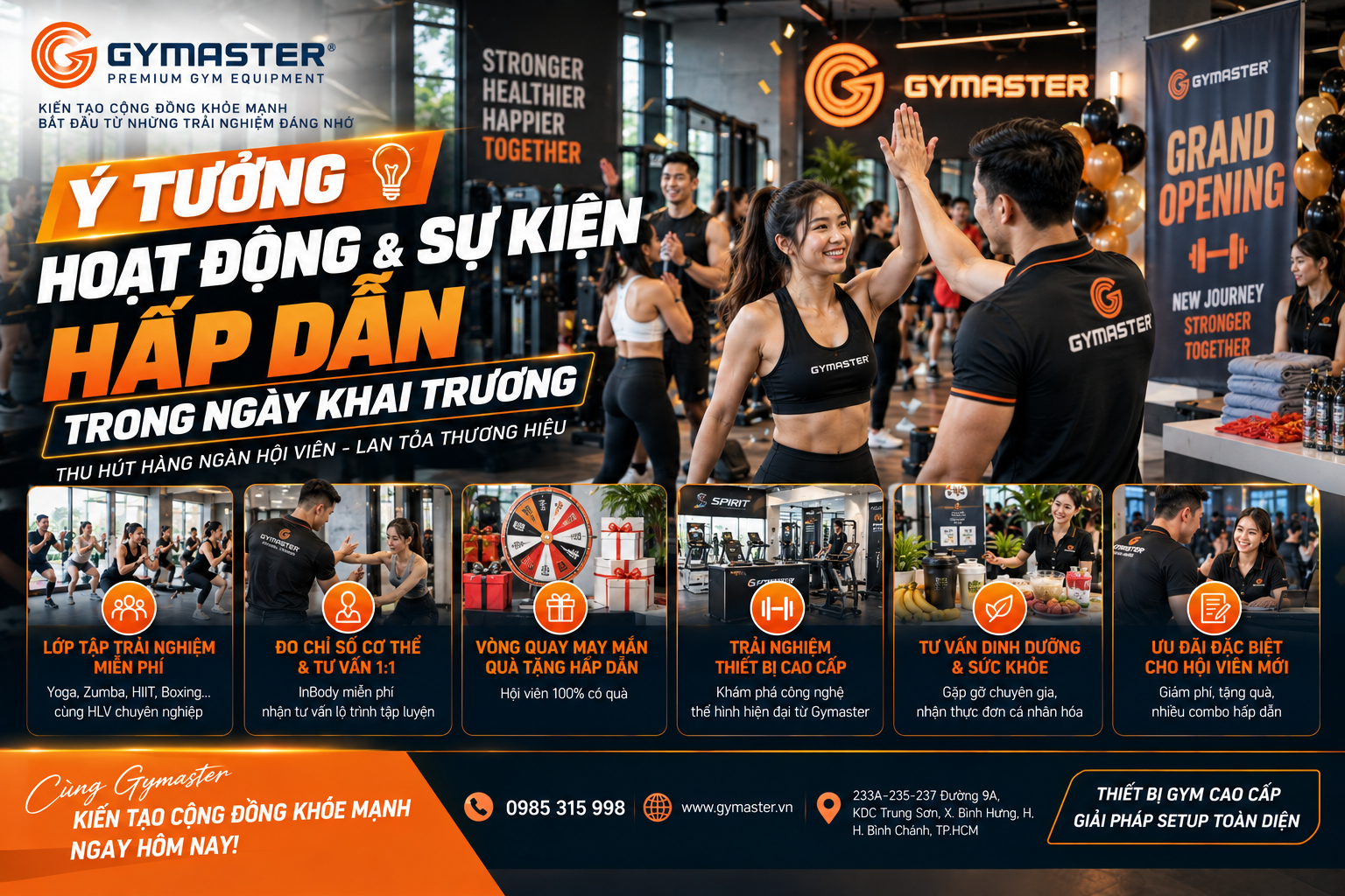 Khai Trương Phòng Gym Đột Phá: Kế Hoạch A-Z Thu Hút Hàng Ngàn Hội Viên Cùng Gymaster 2