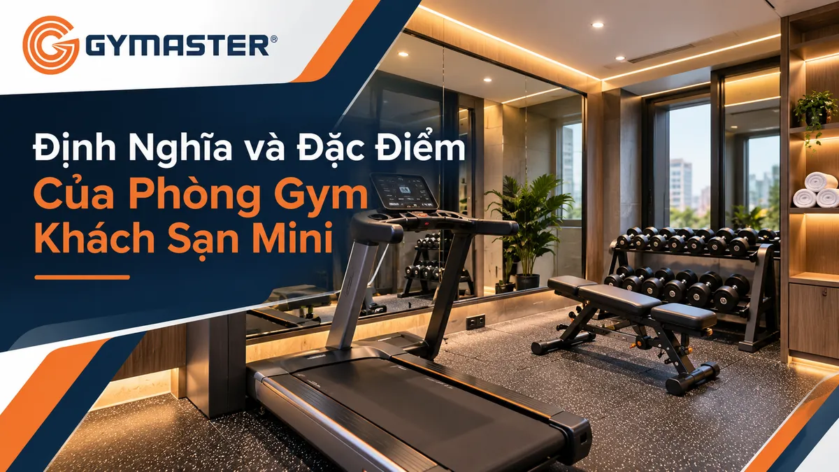 Phòng Gym Khách Sạn Nhỏ: Nâng Tầm Giá Trị & Thu Hút Khách Hàng Hiện Đại 2 Thiết kế phòng gym khách sạn nhỏ gọn, hiện đại với giàn tạ đa năng, bố trí thông minh và ánh sáng tự nhiên.